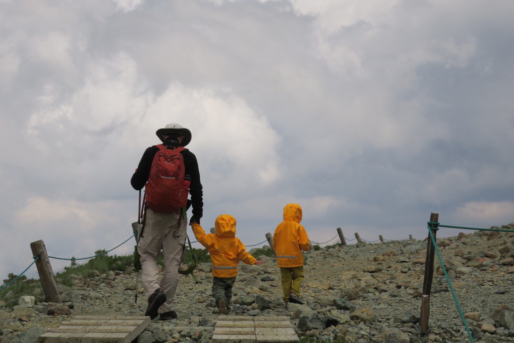 Little Hikers on Ridge